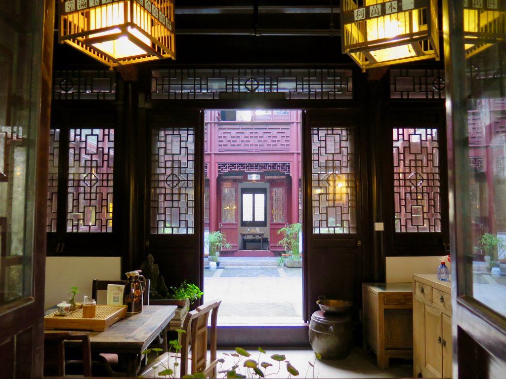 Looking in the window of a traditional tea shop in Suzhou, China. ©KettiWilhelm2015