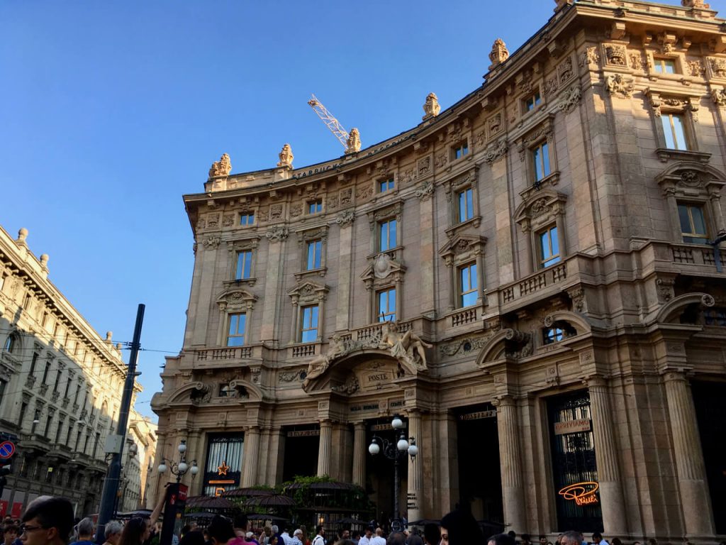 The post office at Piazza Cordusio, Milan – now home to Starbucks. ©KettiWilhelm2018