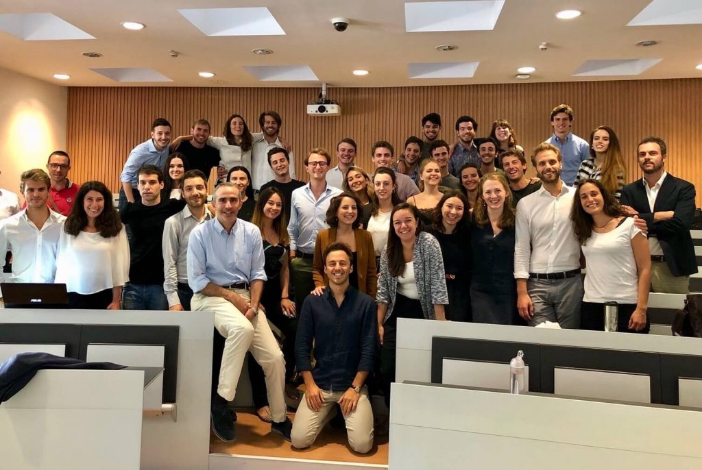 Bocconi University’s sustainable business and energy masters students in the classroom. (Actually called Master’s in Green Management, Energy, and Corporate Social Responsibility.) ©KettiWilhelm2018