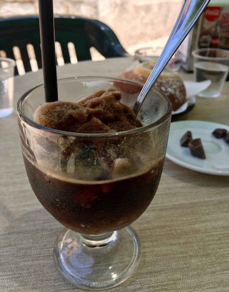 Granita al caffé – coffee-flavored granita – for breakfast in Sicily. ©KettiWilhelm2020