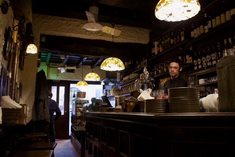 Inside De Santis, my favorite sandwich shop in Milan, Italy. ©KettiWilhelm2020