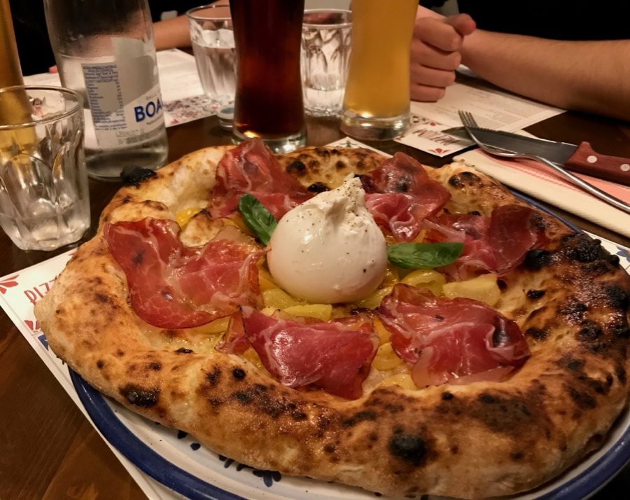 A creative pizza at Pizzium, in Milan, Italy. ©KettiWilhelm2020