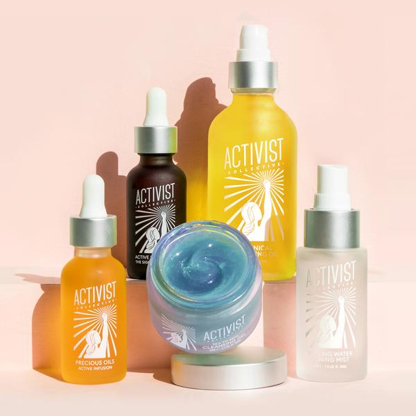 The entire line of Activist sustainable, refillable skincare. 