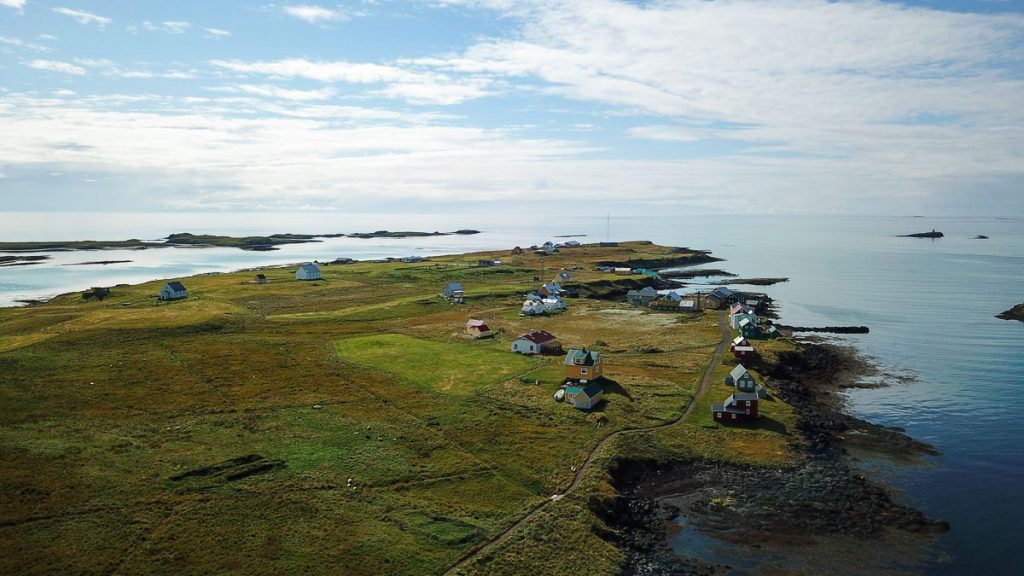 Iceland's Flatey Island seen from above. ©KettiWilhelm2023