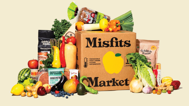 Sustainable food gifts from Misfits Market, an online grocery subscription service that helps reduce food waste. 