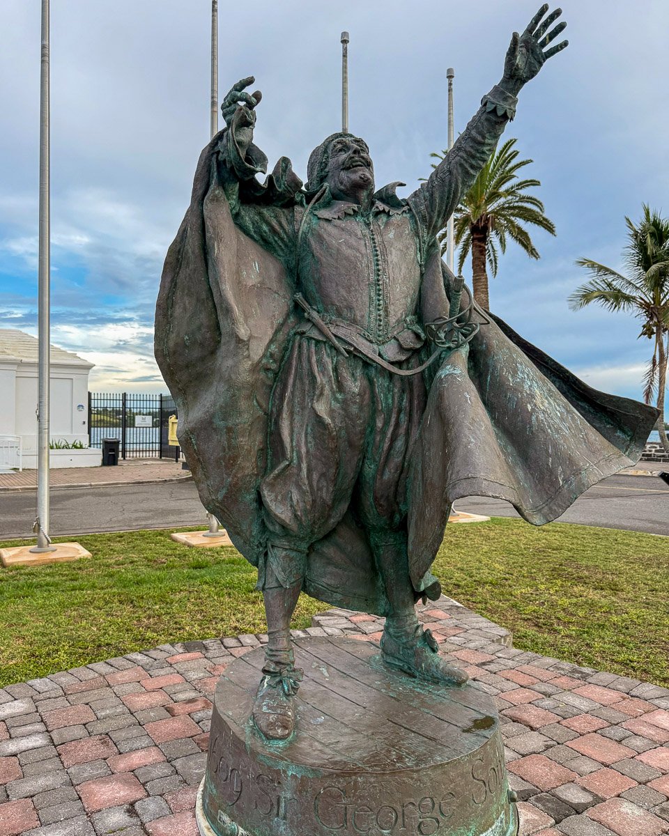 Statue of Sir George Somers in St George, Bermuda. ©KettiWilhelm2025