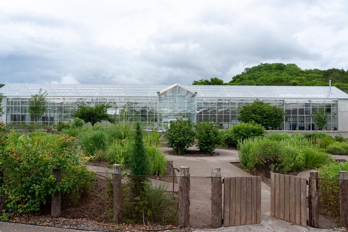 Greenhouse at Southall Farm & Inn, a uniquely sustainable resort and working farm in Franklin, Tennessee. ©KettiWilhelm2026